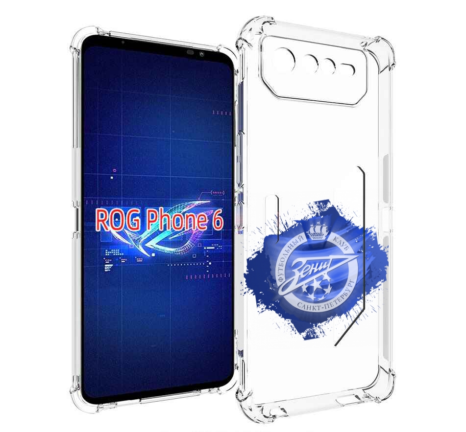 

Чехол MyPads фк зенит 1 мужской для Asus ROG Phone 6, Прозрачный, Tocco