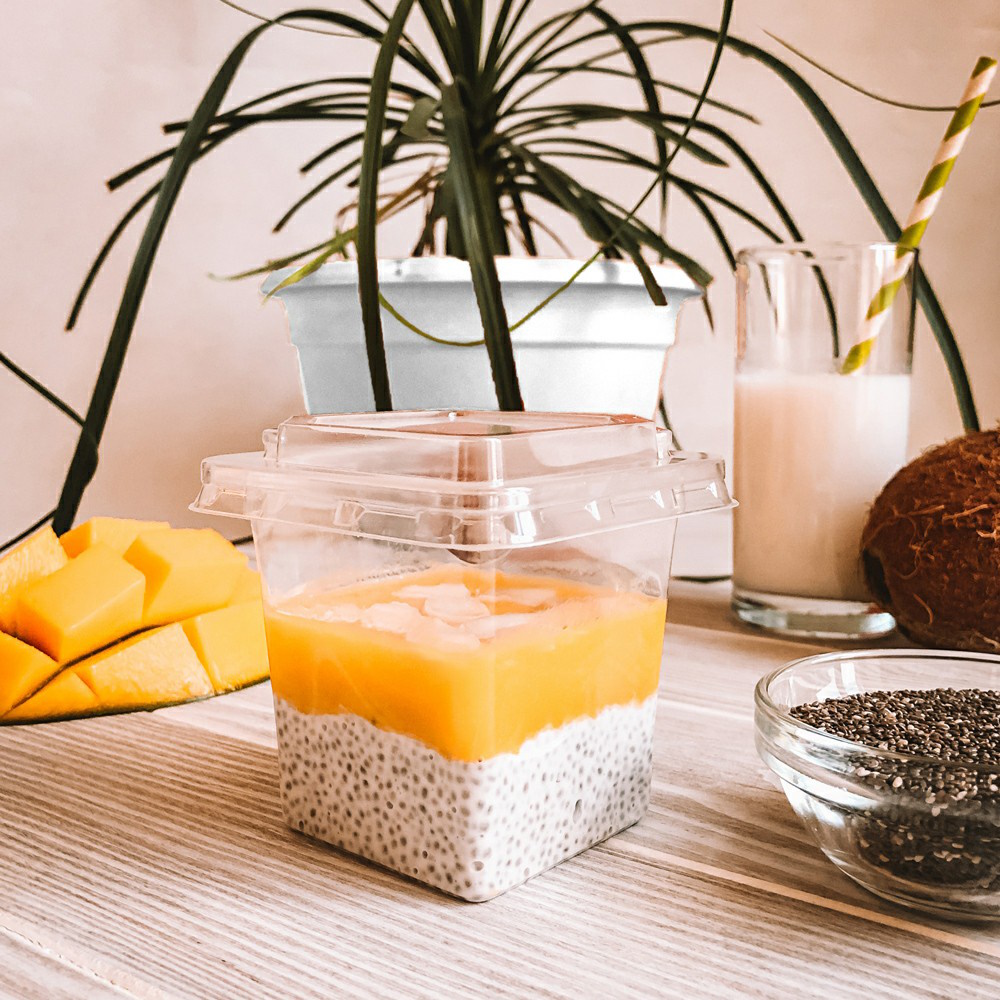 Десерт фруктовый Чиа-пудинг МясновЪ ПЕКАРНЯ с манго 120 г