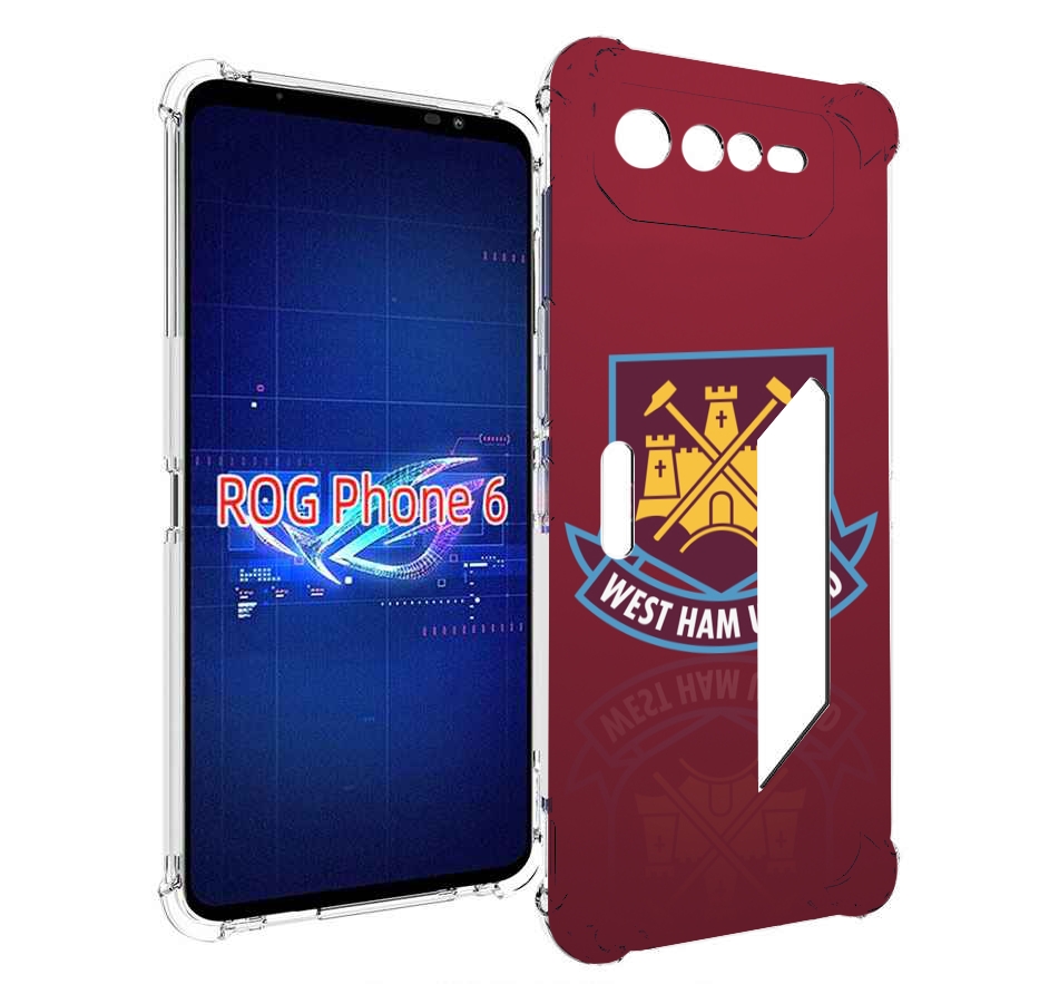 

Чехол MyPads фк вест хэм мужской для Asus ROG Phone 6, Прозрачный, Tocco