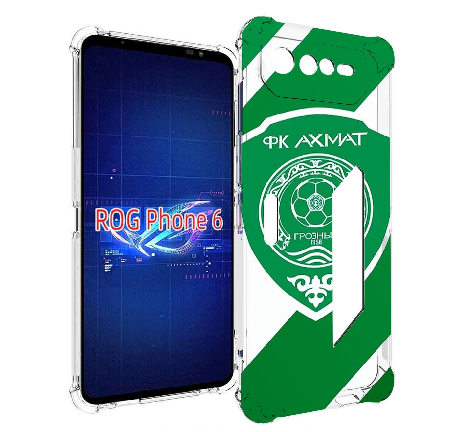 

Чехол MyPads фк ахмат грозныи мужской для Asus ROG Phone 6, Прозрачный, Tocco