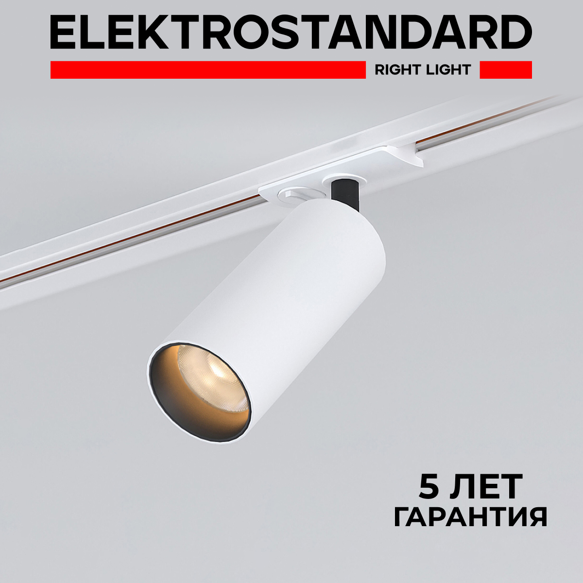 Трековый однофазный LED светильник Elektrostandard Diffe 85152/01 белый/черный 10W 4200K