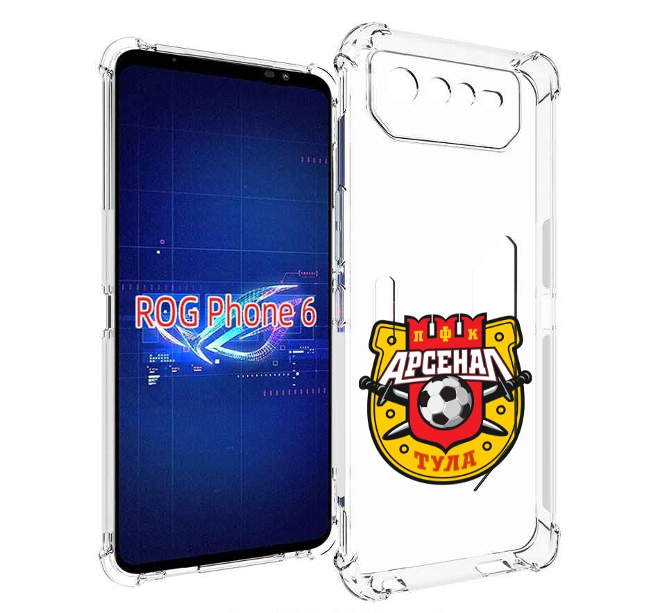 

Чехол MyPads фк арсенал тула мужской для Asus ROG Phone 6, Прозрачный, Tocco