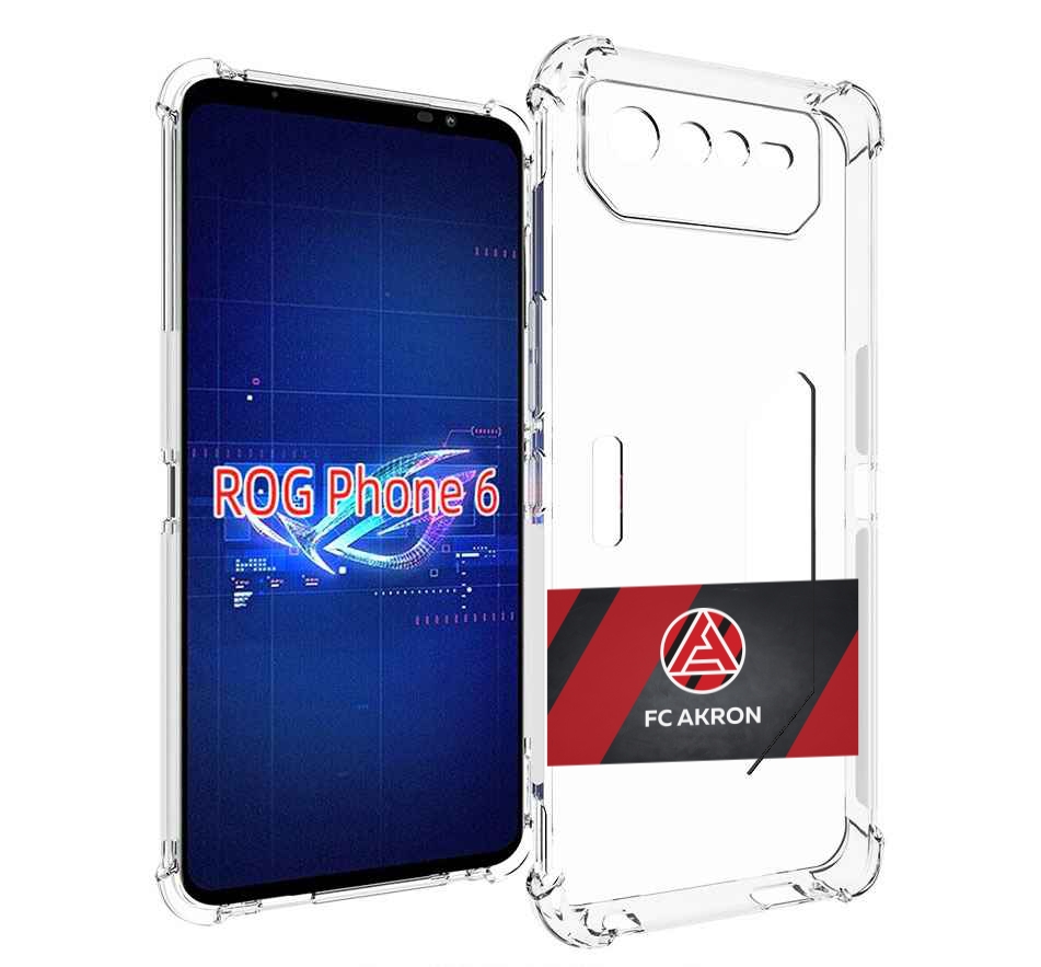 

Чехол MyPads фк акрон тольятти мужской для Asus ROG Phone 6, Прозрачный, Tocco