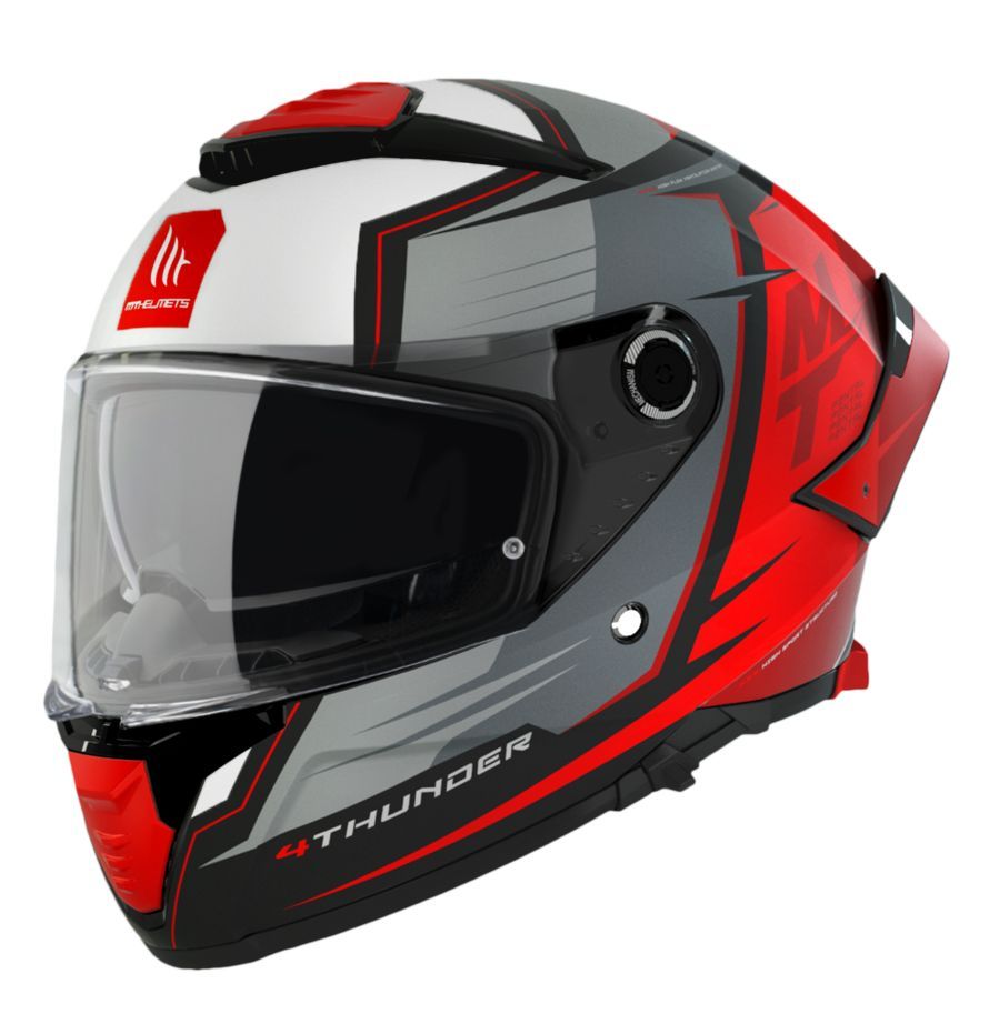 

Мотошлем MT THUNDER 4 SV PENTAL B5, Красный;серый, THUNDER 4 SV PENTAL B5