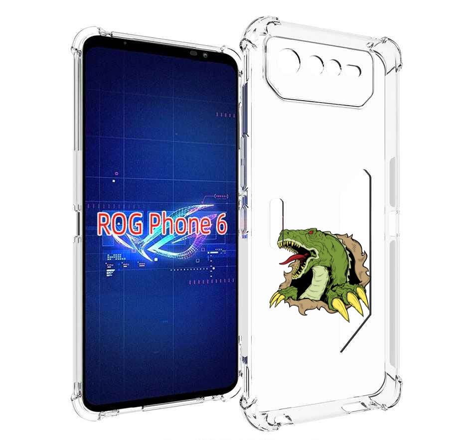 

Чехол MyPads годзила для Asus ROG Phone 6, Прозрачный, Tocco