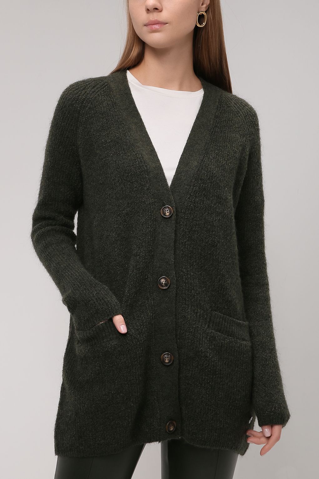 

Кардиган женский NOOM 2108 EVELINA зеленый 2XL, 2108 EVELINA