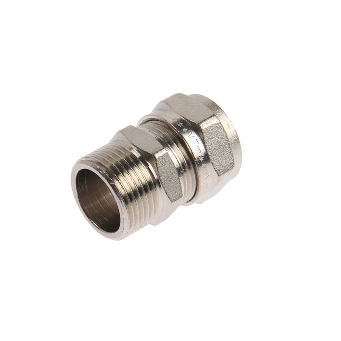 

Муфта Valtec, обжимная, 20 мм х 3/4" наружная резьба, Белый