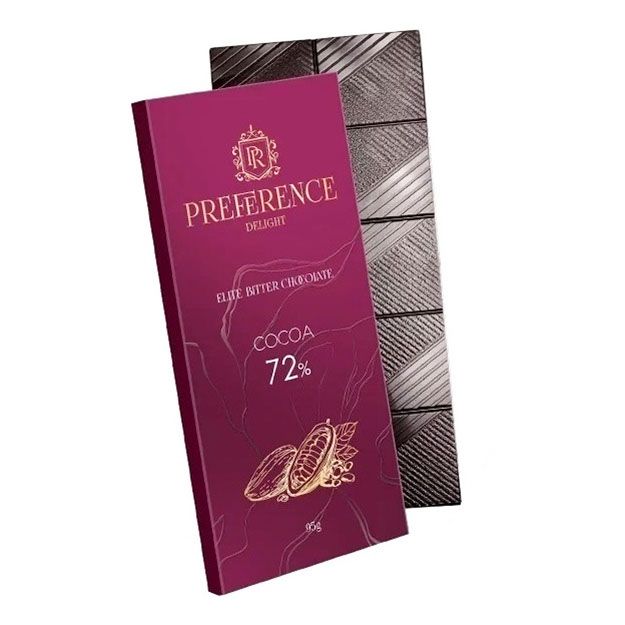 

Шоколад Preference Delight Элитный горький 72% какао 95 г