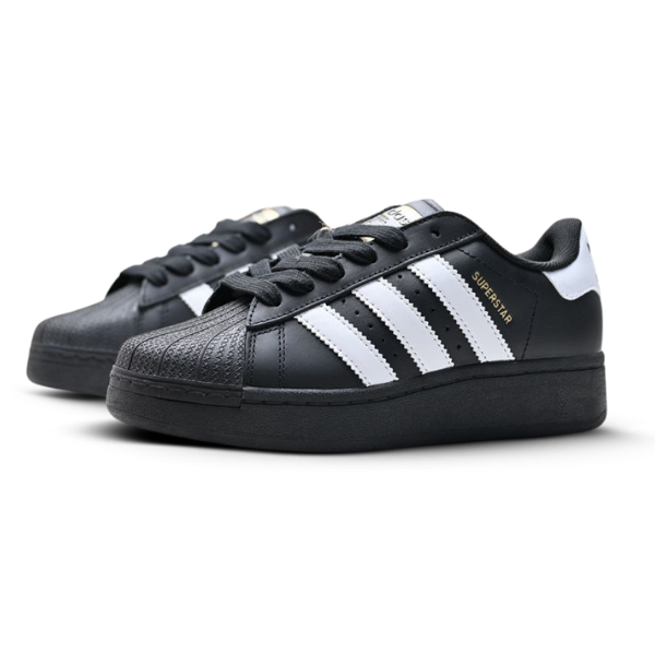 Кеды мужские Adidas Originals Superstar XLG черные 8.5 UK Китай черный