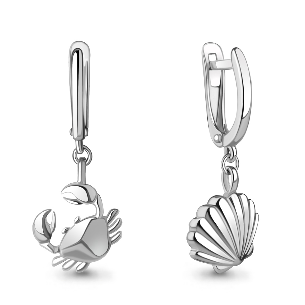 

Серьги из серебра Aquamarine 33977_925_р, 33977_925_р