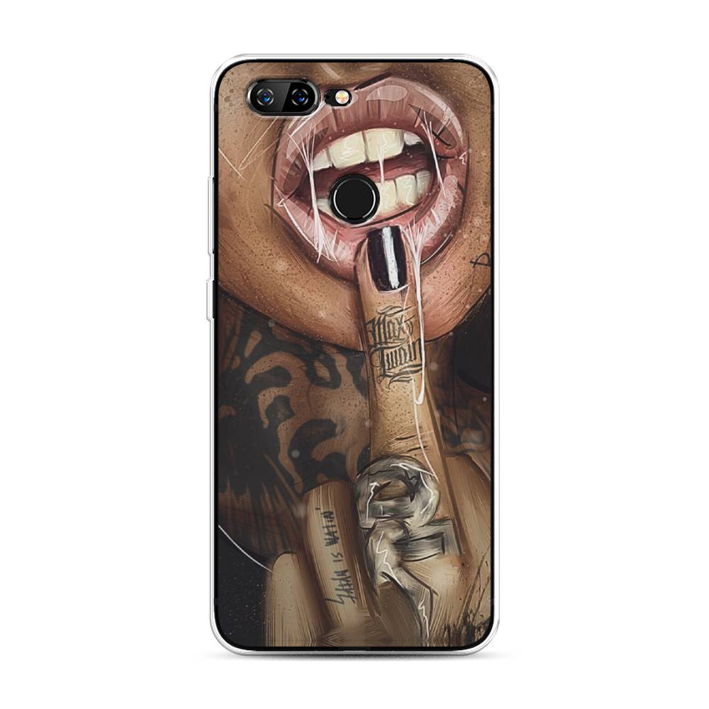 

Чехол Awog на Lenovo S5 / Леново S5 "Девушка с татуировками", Бежевый;розовый;черный, 112550-9