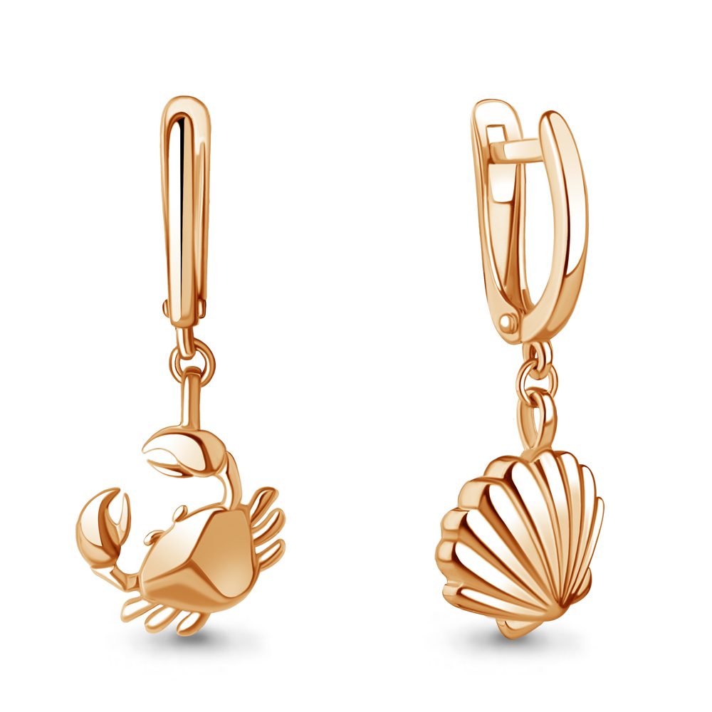 

Серьги из серебра Aquamarine 33977_925_з, 33977_925_з