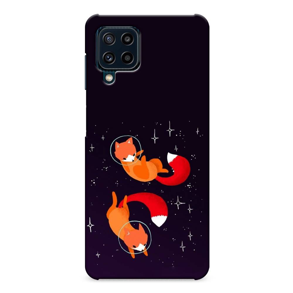 

Пластиковый чехол "Лисы космонавты" на Samsung Galaxy M32