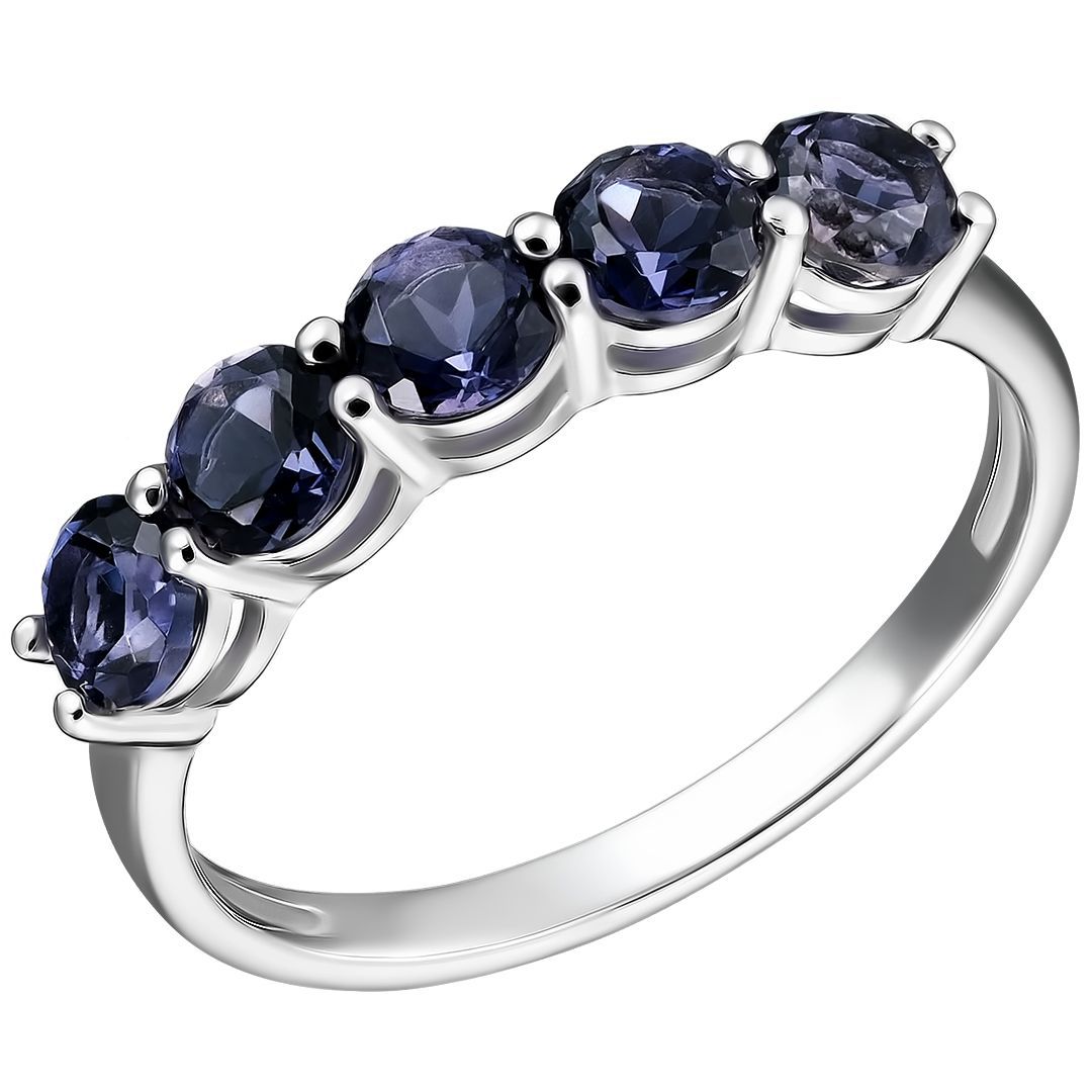 

Кольцо из серебра р. 19,5 Ювелирочка 1065896, иолит, 1065896