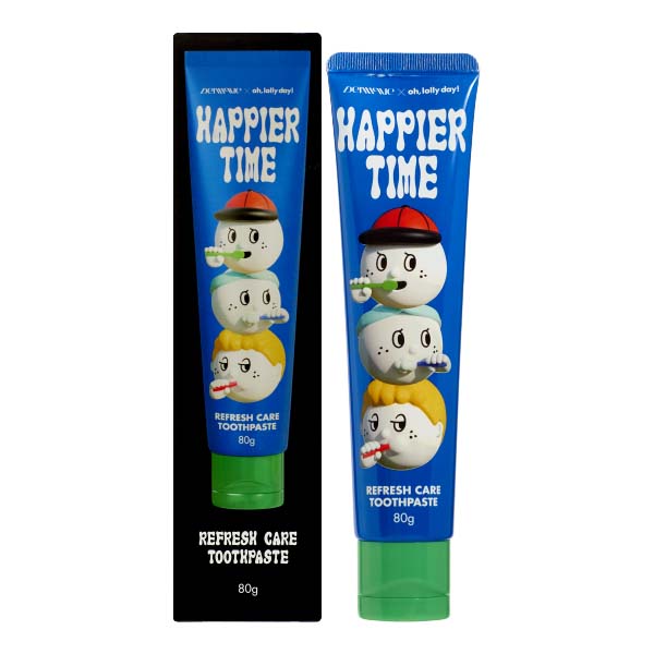 Зубная паста освежающая с зеленым чаем DENTIQUE Happier Time Refresh Care Toothpaste, 80 г