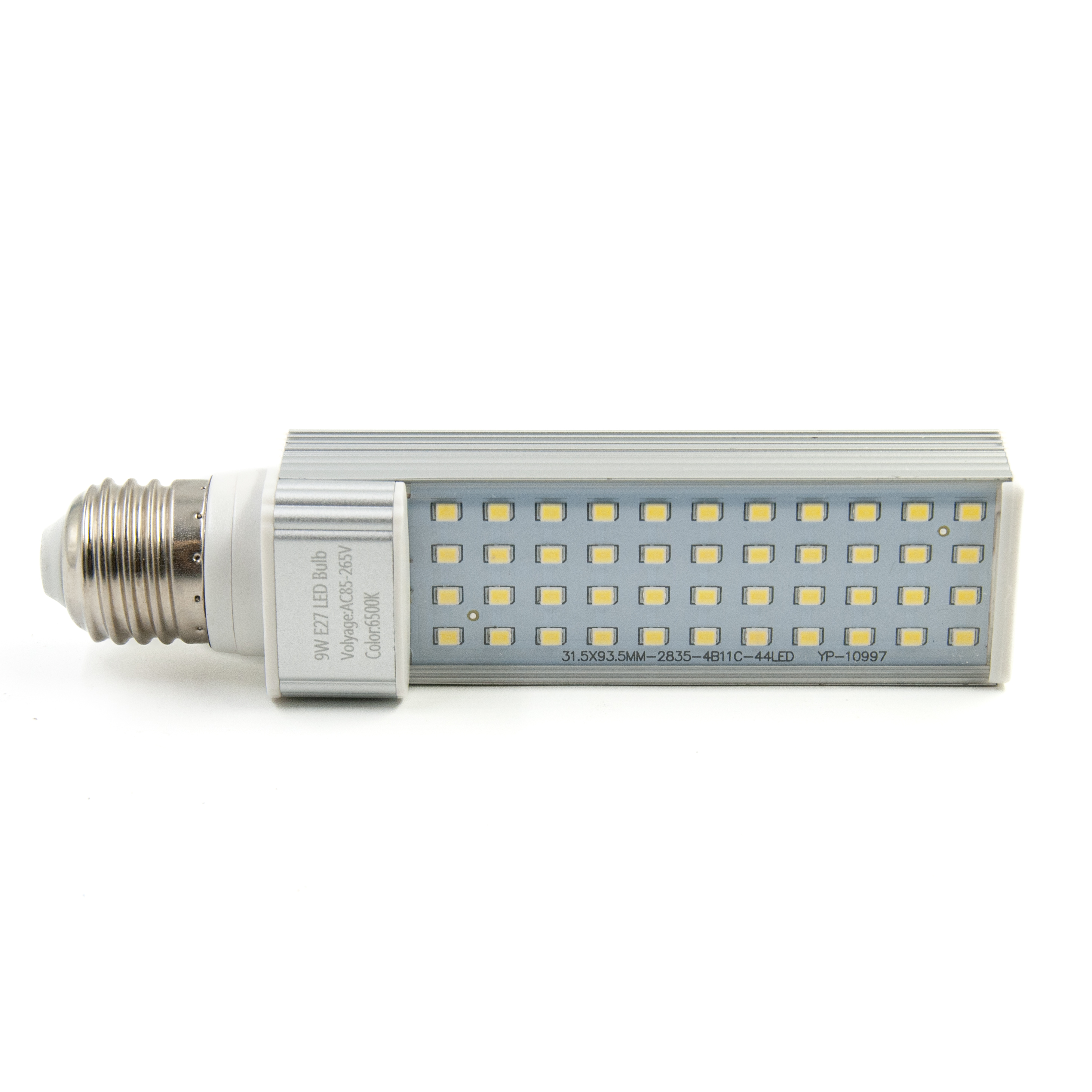 Лампа для террариума MCLANZOO Flat light, белый, E27, 9Вт, 15,2х3,5х3,5 см