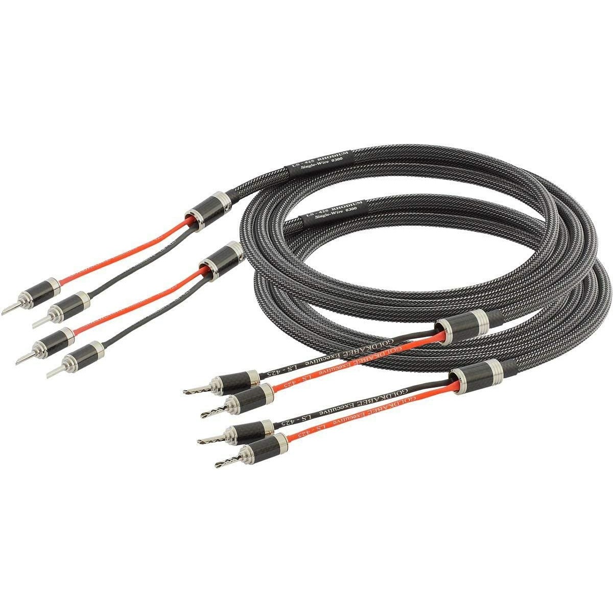 

Акустический кабель Single-Wire Banana - Banana GoldKabel Executive LS425 Rhodium Single-W, Executive LS425 Rhodium Single-Wire 2.5 m