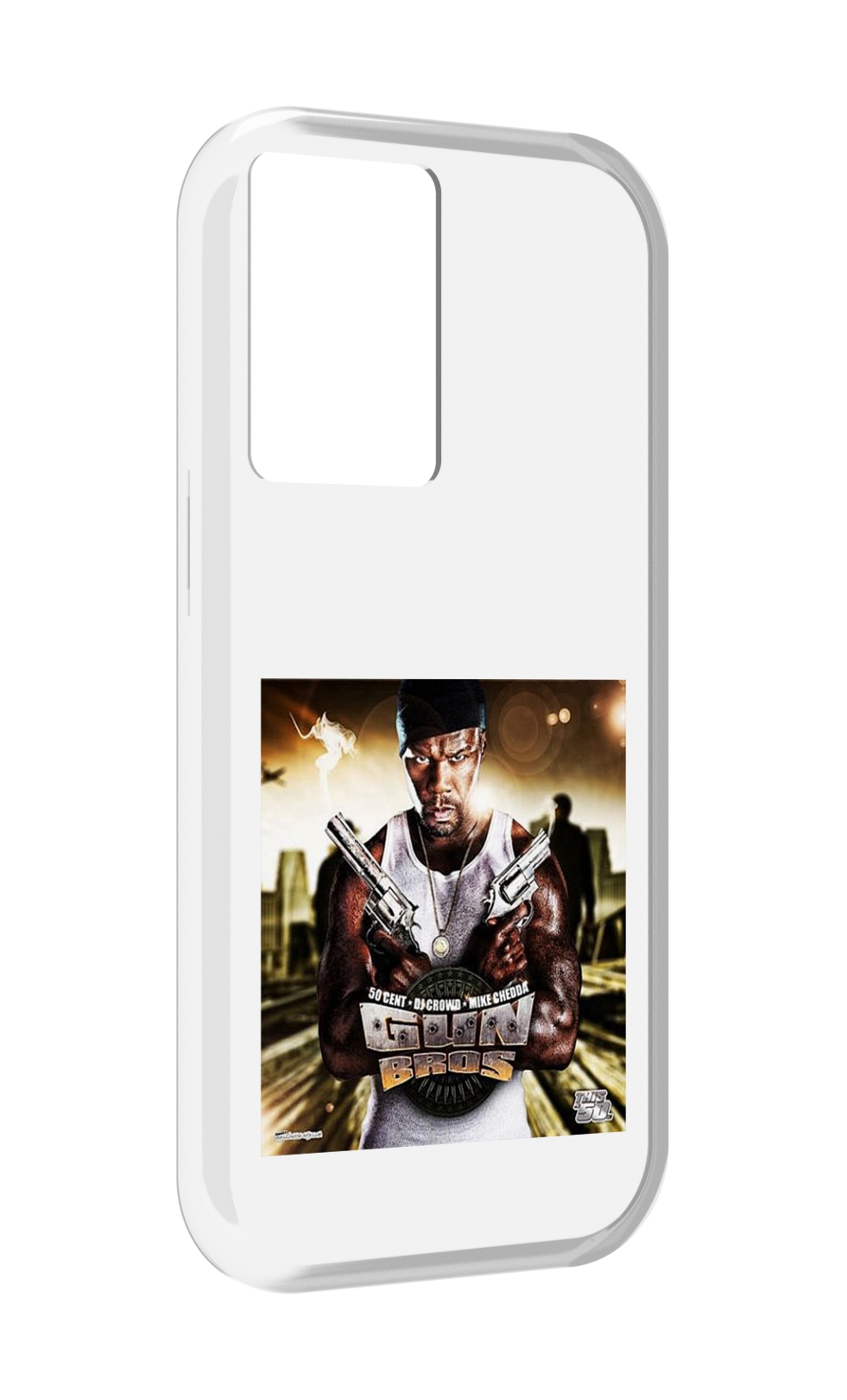 

Чехол MyPads 50 Cent - Gun Bros для OnePlus Nord N20 SE, Прозрачный, Tocco
