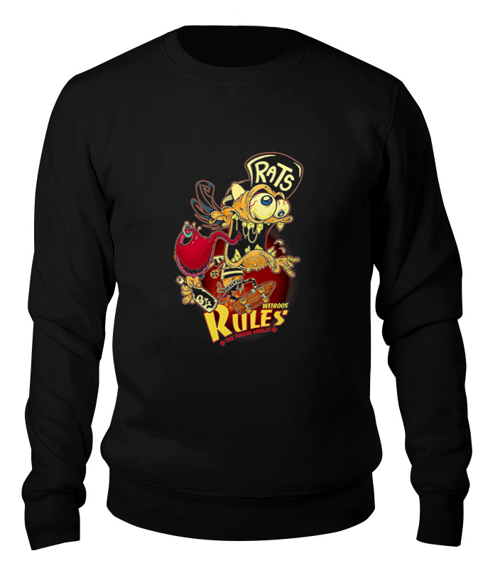 

Свитшот унисекс Printio Art desing черный XL, Art desing