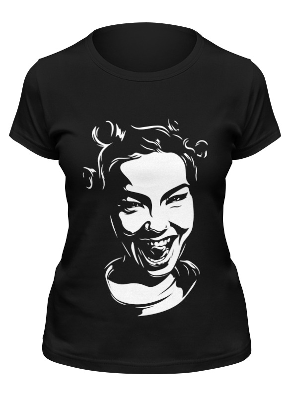 

Футболка женская Printio Bjork черная S, Черный, Bjork
