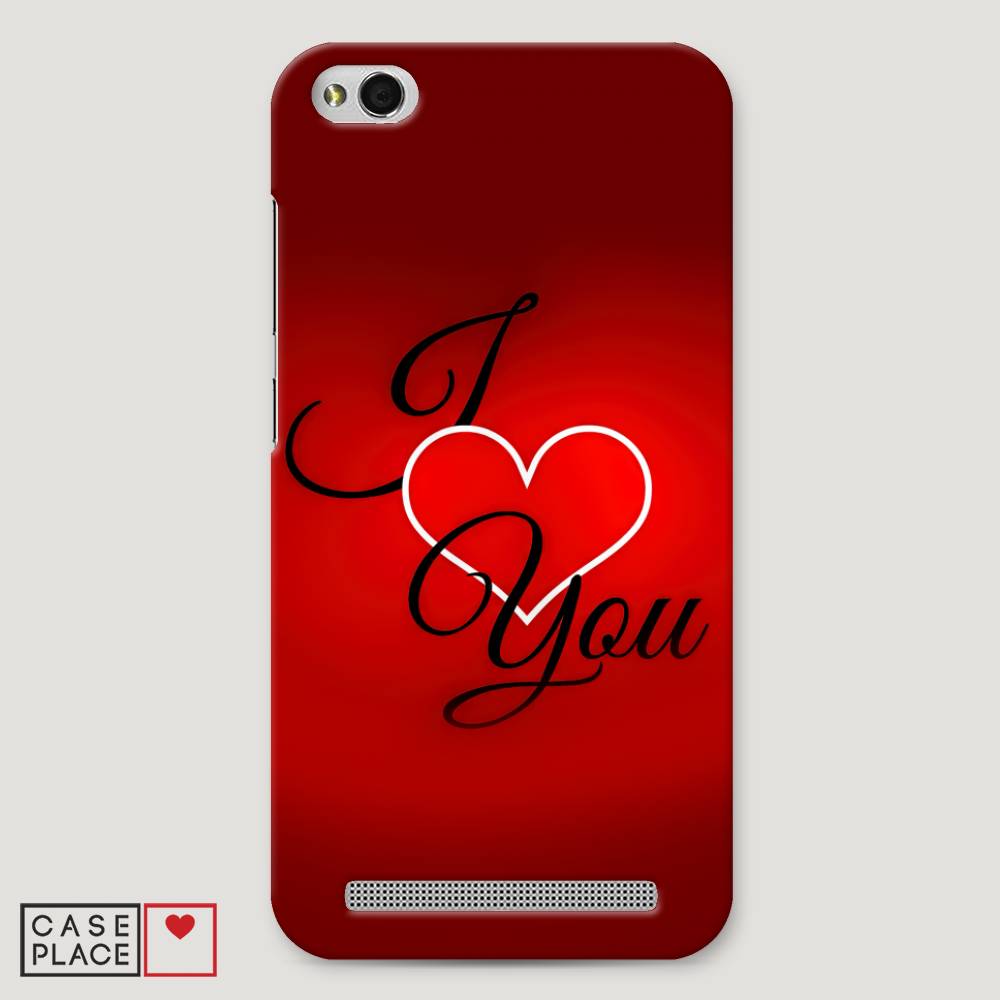 

Пластиковый чехол "I love you 3" на Xiaomi Redmi 5A, 32820-5