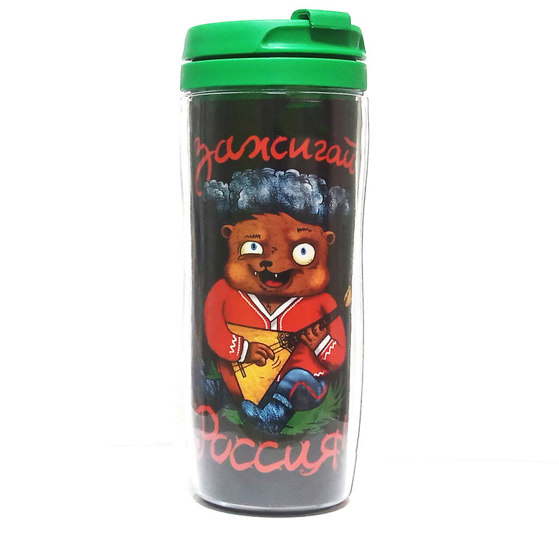 

Термостакан Зажигай, Россия! Медведь, Зажигай, Россия! Медведь