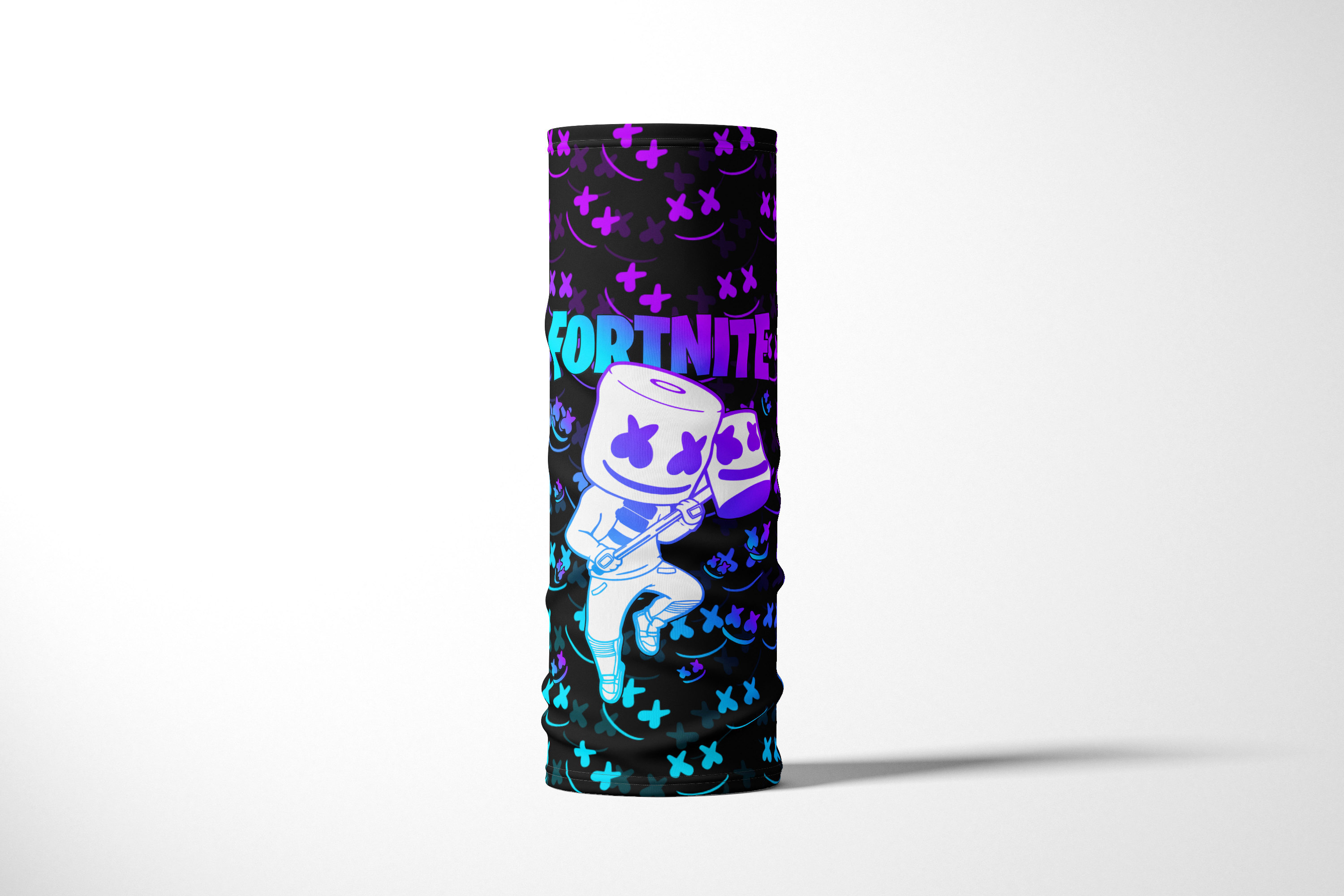 

Бандана / Бафф / Снуд-трансформер / Геймерам / Fortnite MARSHMELLO NEON ФОРТНАЙТ, Разноцветный, BBuffVM_VM1956477