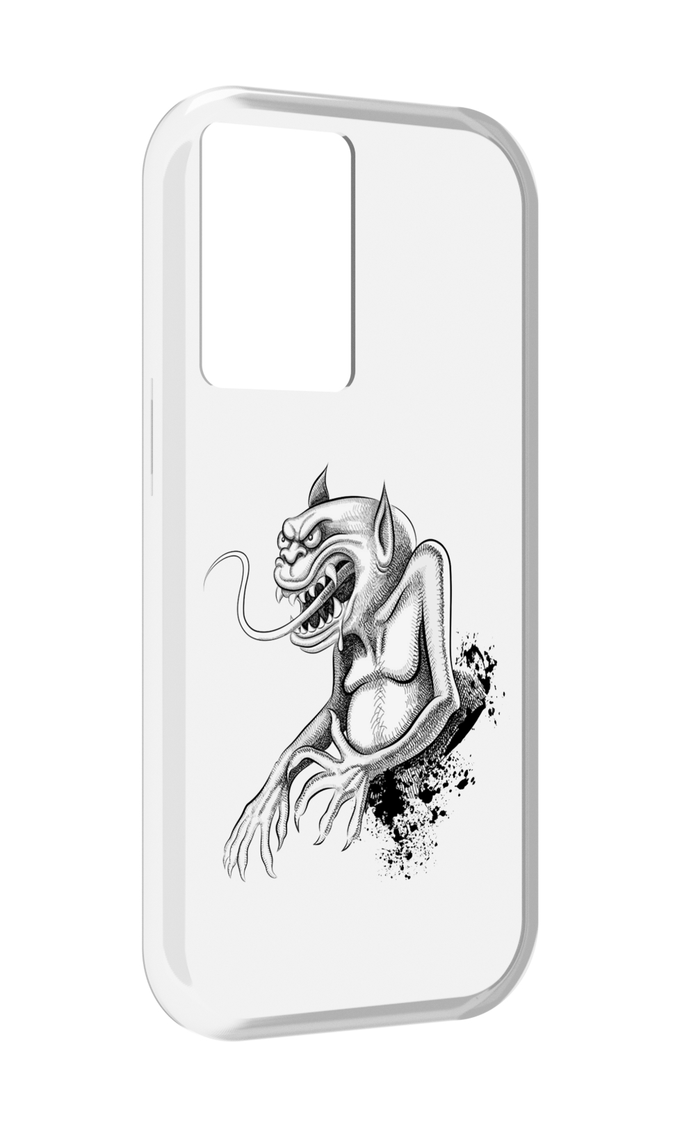 

Чехол MyPads чорт для OnePlus Nord N20 SE, Прозрачный, Tocco