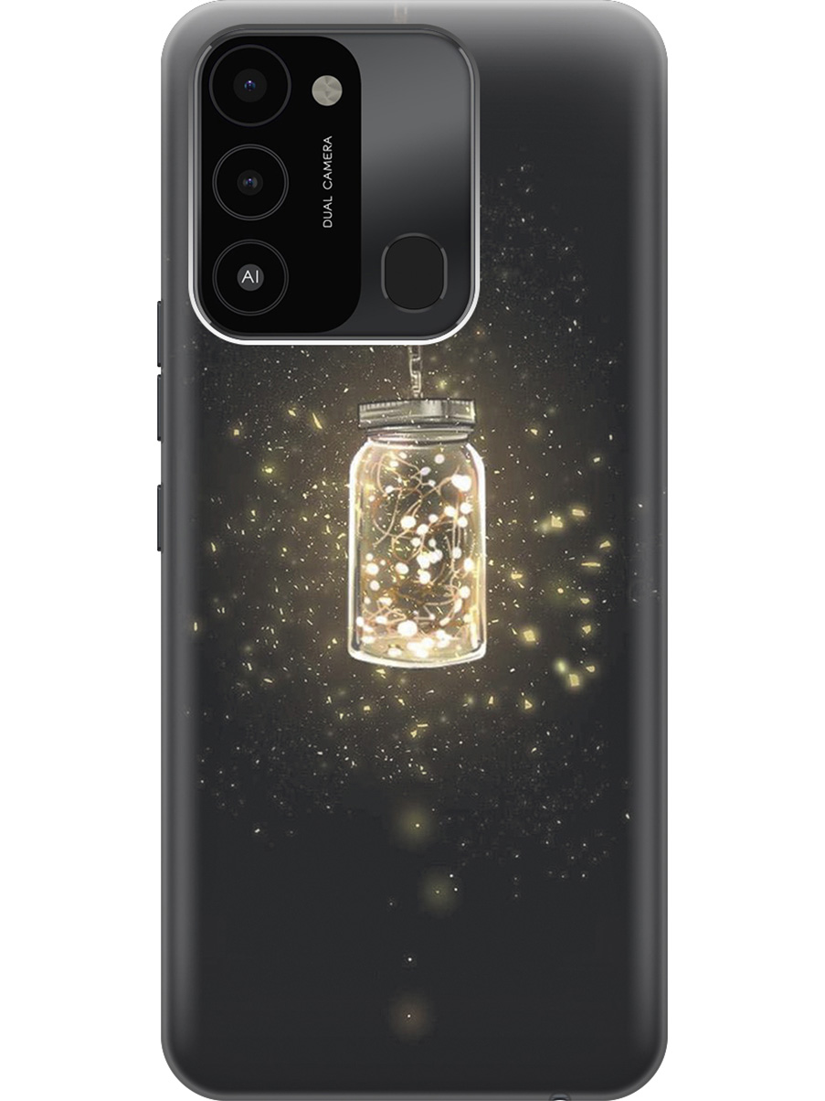 

Силиконовый чехол на Tecno Spark 8C "Ночной светильник", Желтый;оранжевый;черный, 20001472