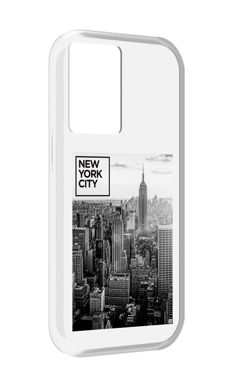 

Чехол MyPads черно белый Нью-Йорк для OnePlus Nord N20 SE, Прозрачный, Tocco
