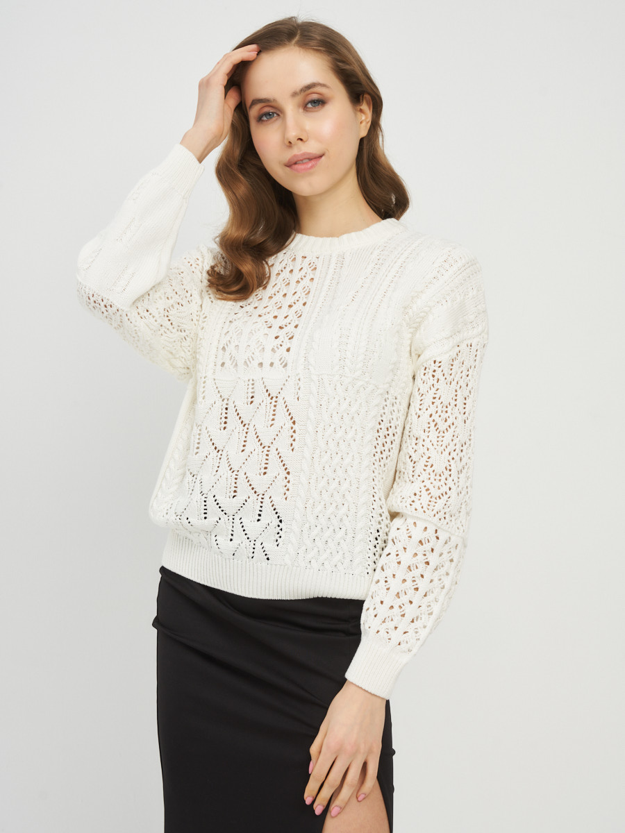 

Джемпер женский VAY белый, 5221-41238