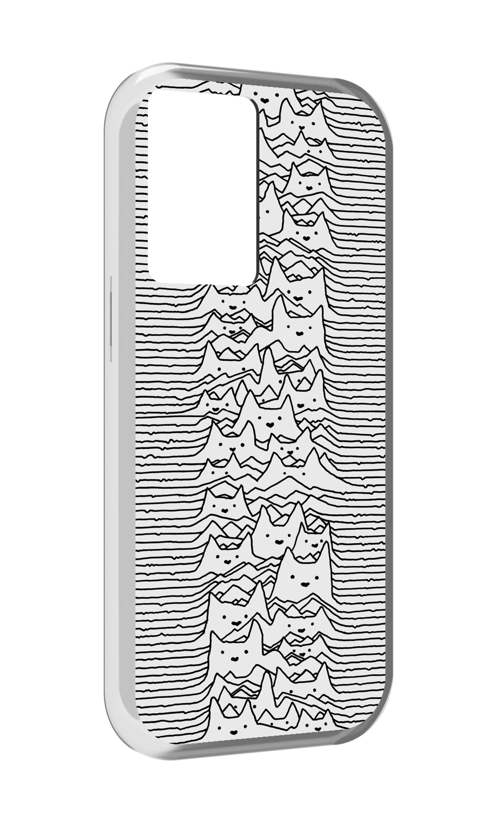 

Чехол MyPads черно белые коты 3D для OnePlus Nord N20 SE, Прозрачный, Tocco
