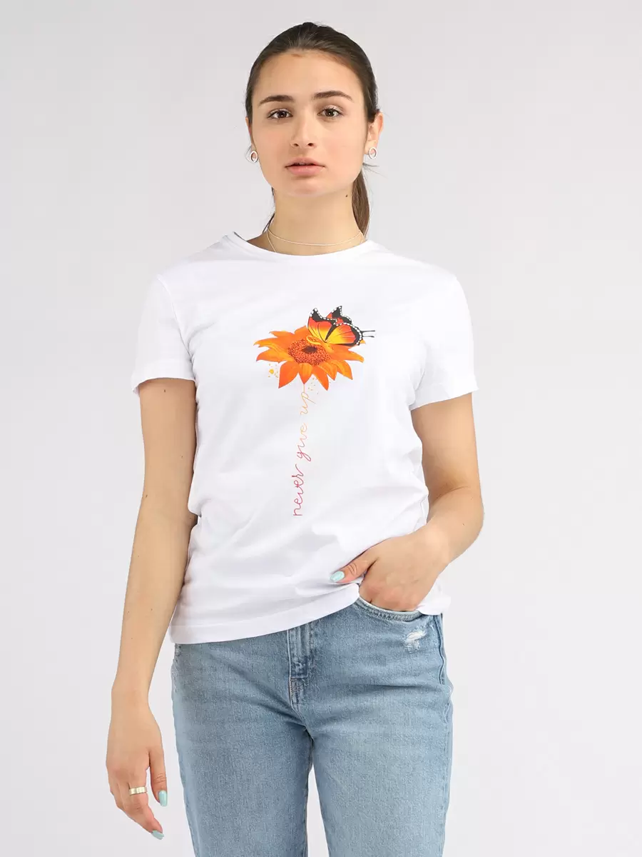 

Футболка женская A passion play SQ66996 белая XL, SQ66996