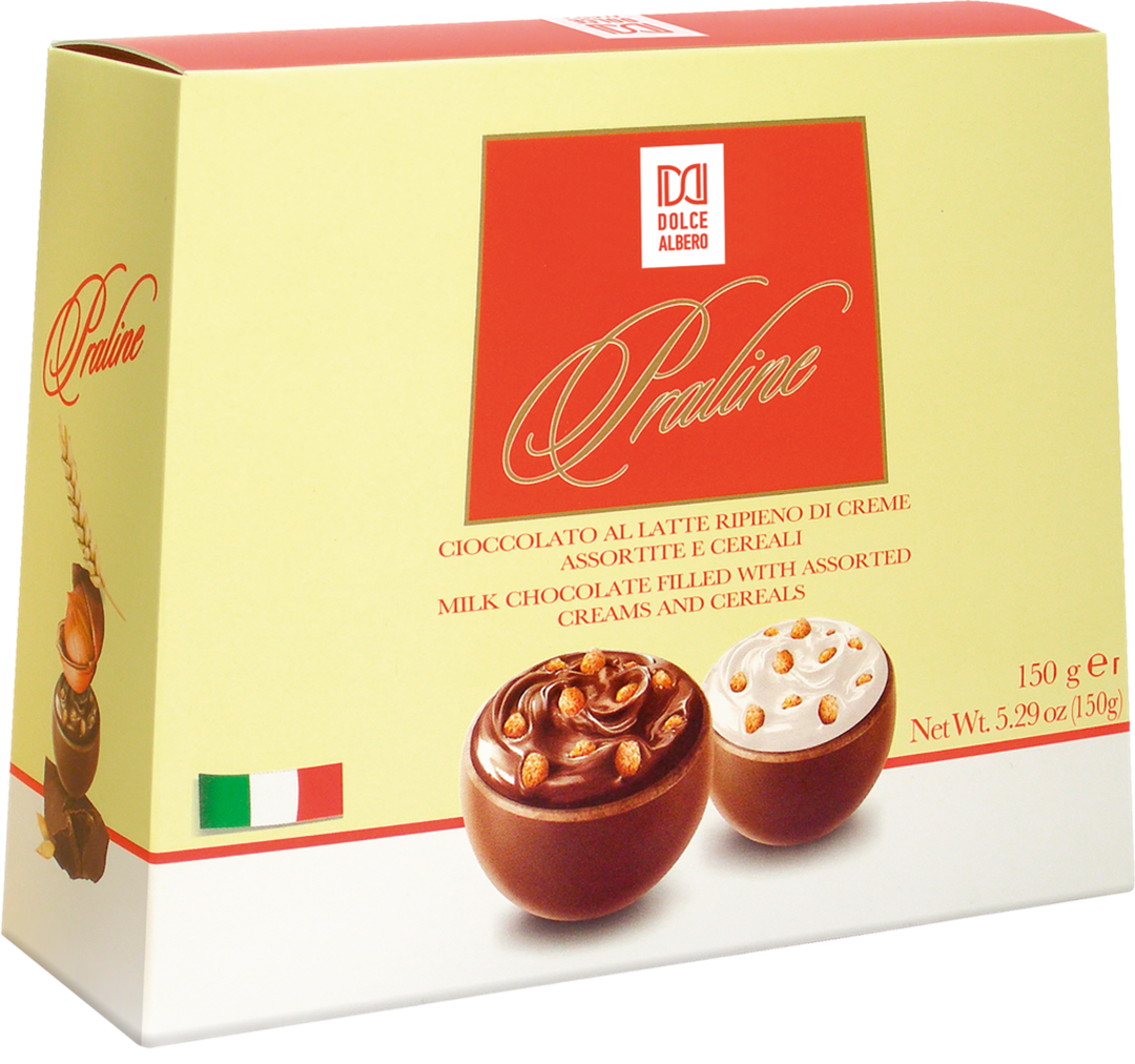 Конфеты Dolce Albero из молочного шоколада с мягкими начинками 150 г