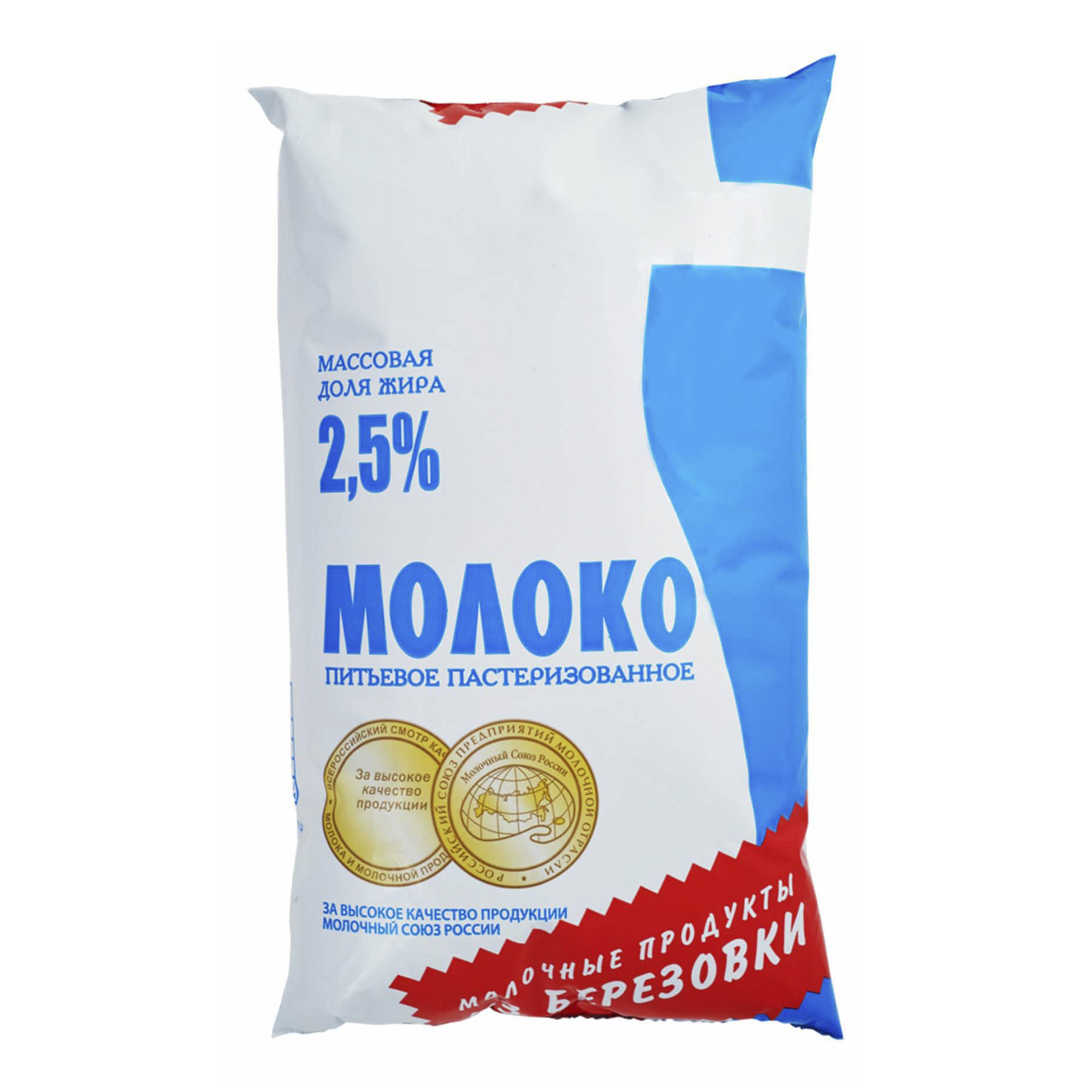 

Молоко 2,5% пастеризованное 1 л Молочные продукты из Березовки