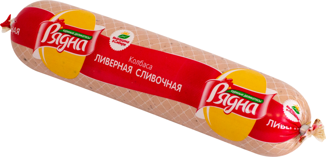 

Колбаса Рядна Сливочная ливерная 400 г