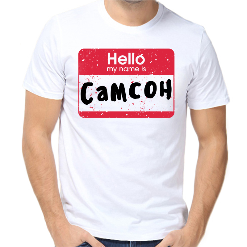 

Футболка мужская белая 66 р-р hello самсон, Белый, fm_hello_samson