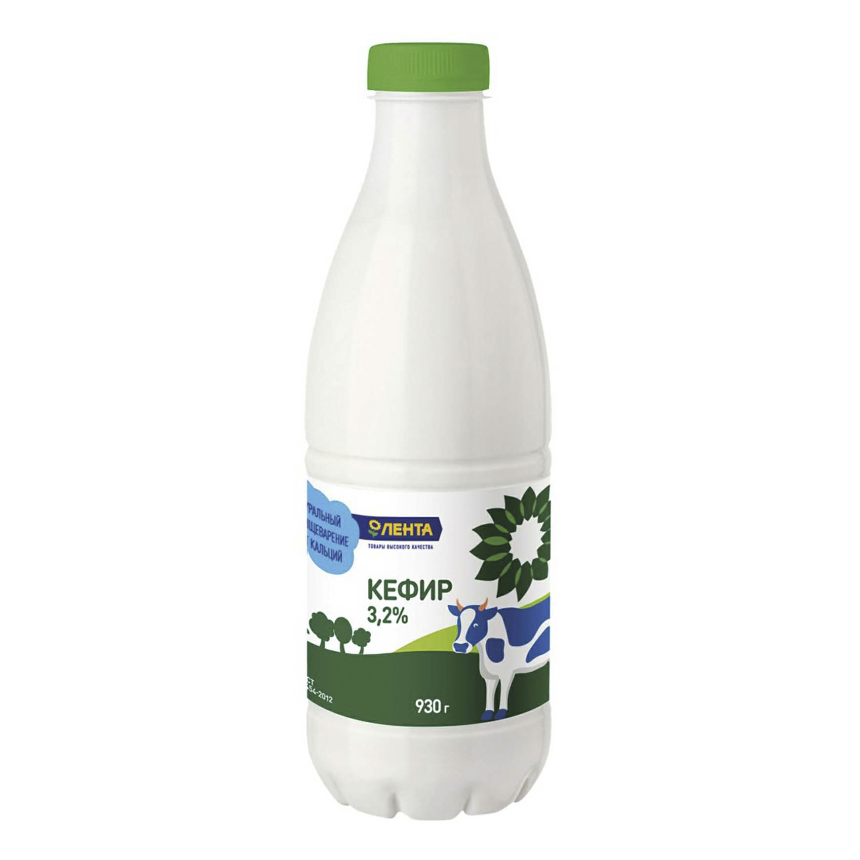 

Кефир Лента 3,2% бзмж 930 г