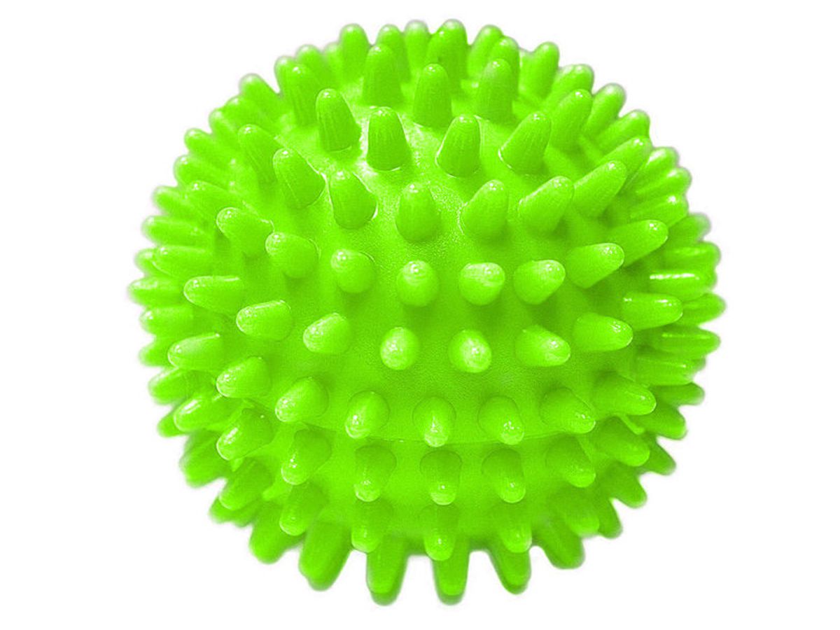 E36801 Мяч массажный (зеленый) твердый ПВХ 9 см