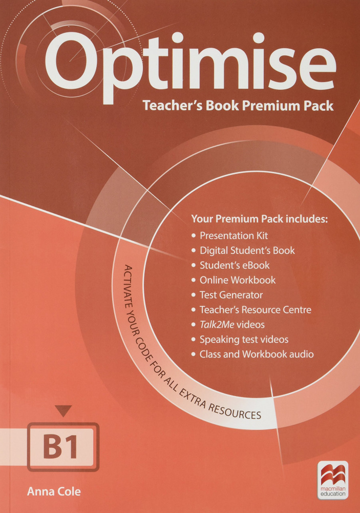 

Optimise B1 Teacher's Book Premium Pack