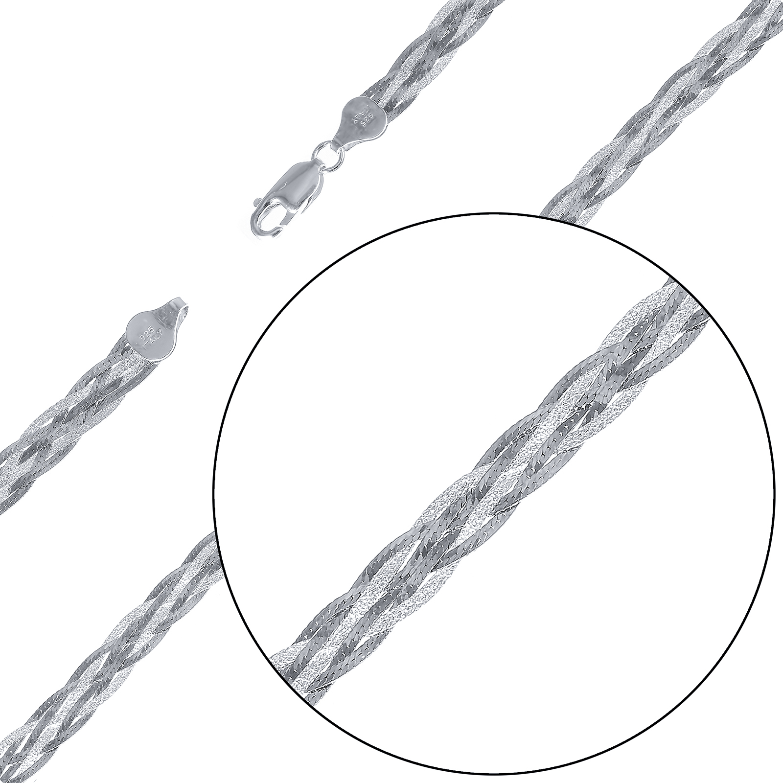 

Цепочка из серебра 45 см TEOSA D25304-45, D25304-45