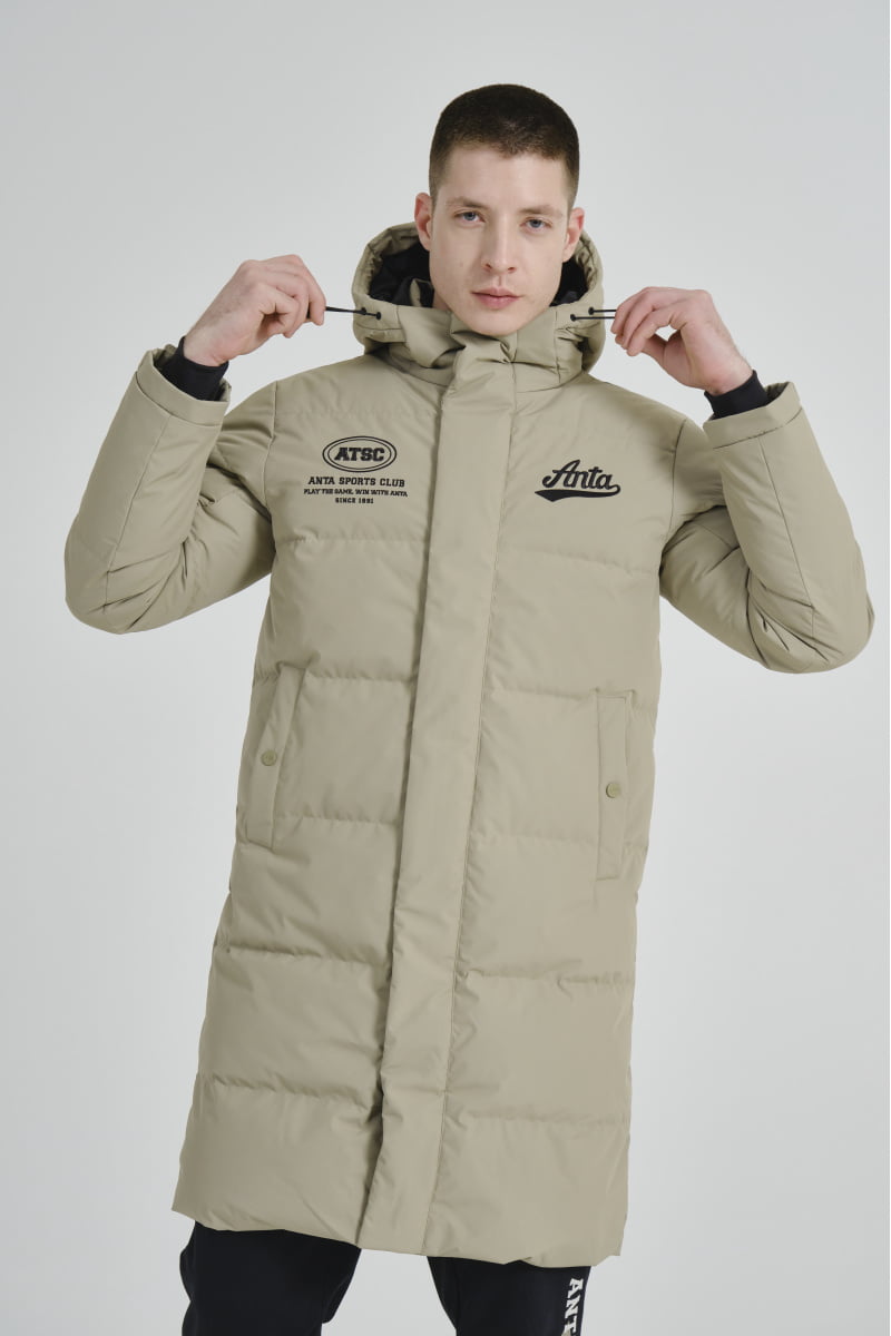 Пуховик мужской Anta 852418903 Vintage sports A-RAIN RESISTANT 50 RU Китай серый