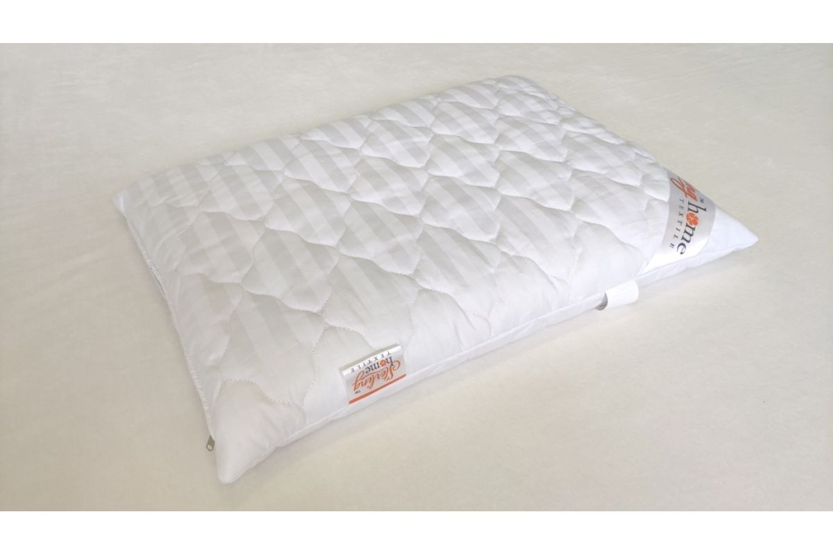 фото Подушка для сна sterling home textile ппб4060лг/т гречневая лузга, бамбук 40x60 см