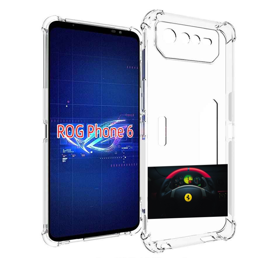 

Чехол MyPads ferrari 2 для Asus ROG Phone 6, Прозрачный, Tocco