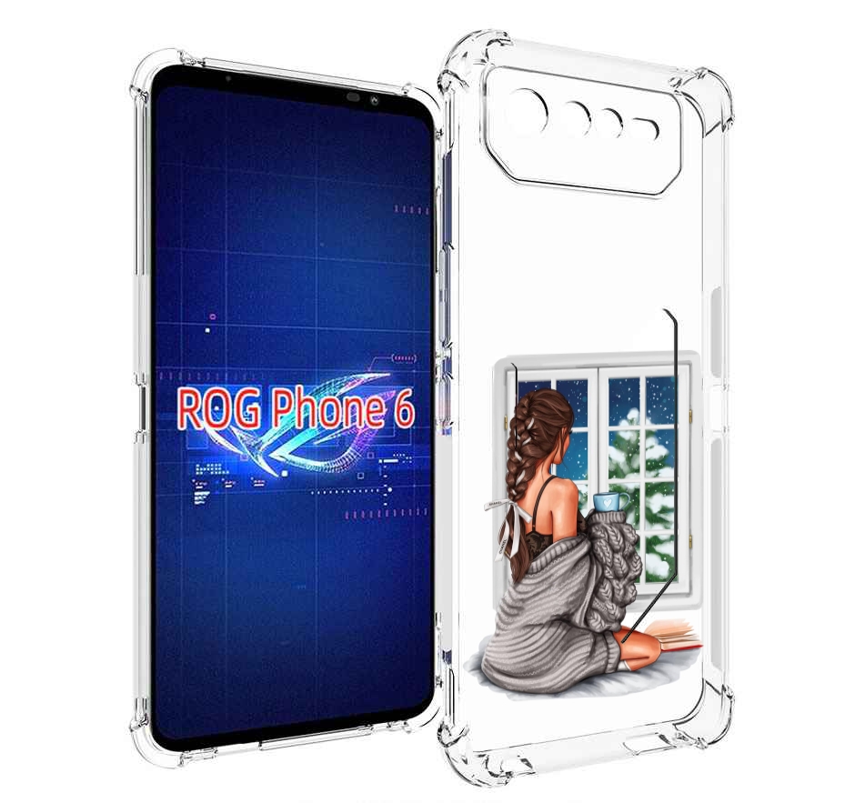 

Чехол MyPads уютное-зимнее-окно женский для Asus ROG Phone 6, Прозрачный, Tocco