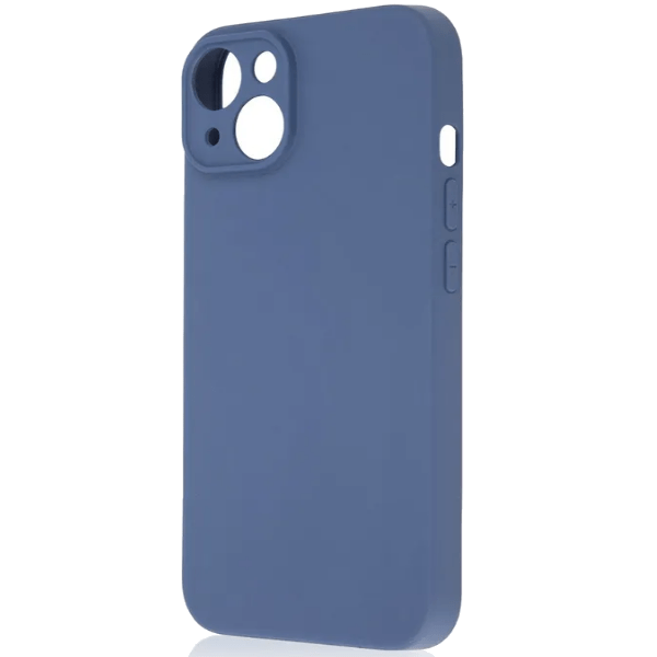 

Чехол iPhone 14 Plus цветной силикон, синий