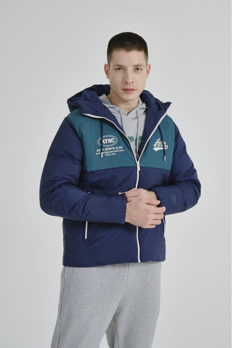 

Пуховик мужской Anta 852348920 Vintage sports WATER RESISTANT синий 54 RU, 852348920 Vintage sports WATER RESISTANT