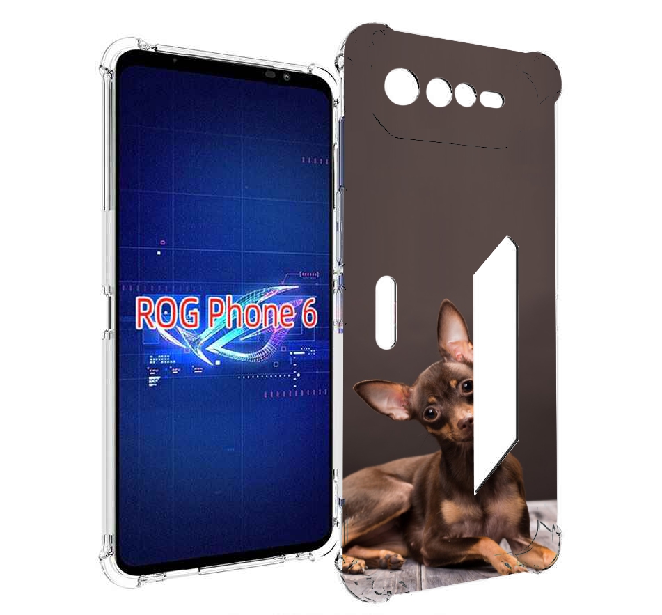 

Чехол MyPads тои терьер для Asus ROG Phone 6, Прозрачный, Tocco