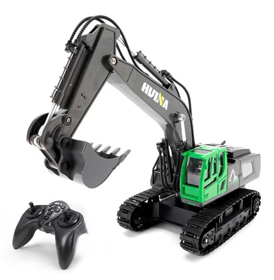 

Радиоуправляемый экскаватор HUINA 2.4G, 11CH, 1:18, HN1558-GREEN