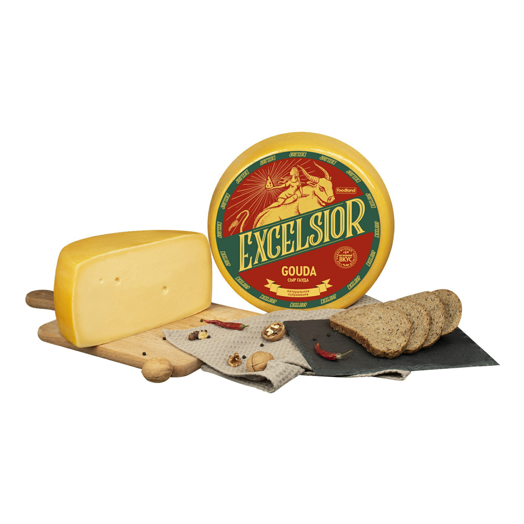 Сыр полутвердый Excelsior Gouda 45%